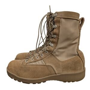 Belleville Combat Boots Mens 10 Goretex Vibram Sole Military Utility Tan Brown